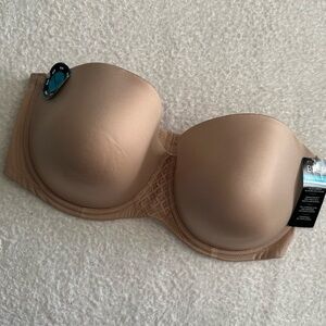 Bali Nude Strapless Underwire Bra 42DD